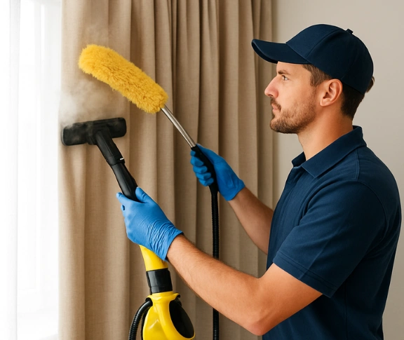 Trusted curtain steam cleaning technician Matty Curtain Cleaning bligh-park-nsw QLD