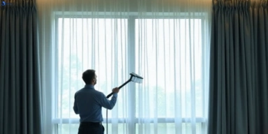 Commercial curtain steam cleaning service bligh-park-nsw hotels offices